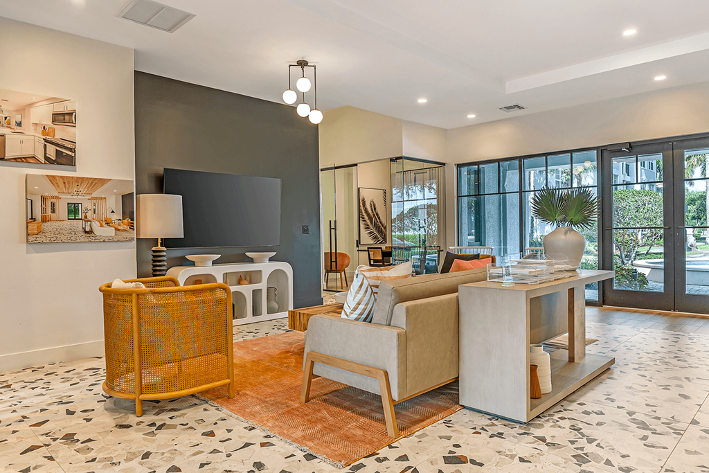 Clubhouse at Floresta apartments in Jupiter, FL