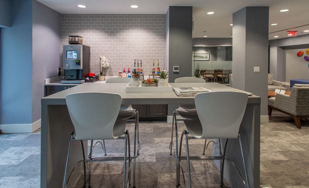 Common area at Residences at Manchester Place, Manchester, NH