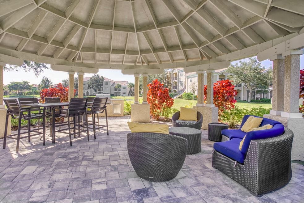 Outdoor Lounge area  at Cypress Legends, Fort Myers, FL, 33905