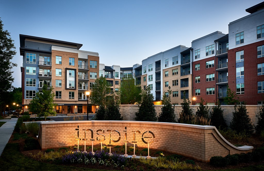 Welcoming community signage at Inspire, North Carolina