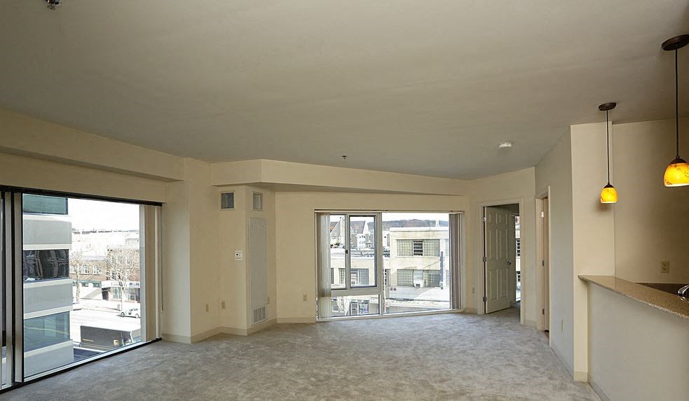 Living Room at Residences at Manchester Place, Manchester, NH, 03101