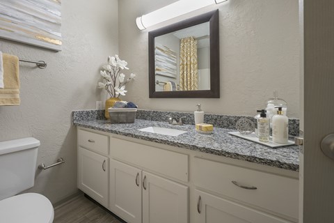 Bathroom with granite countertop at Saddleworth Green, Florida, 34474