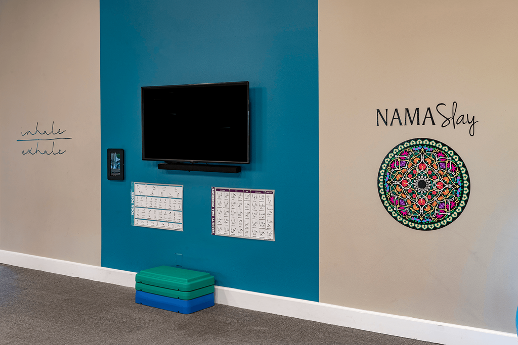 Yoga studio at Saddleworth Green, Ocala, Florida