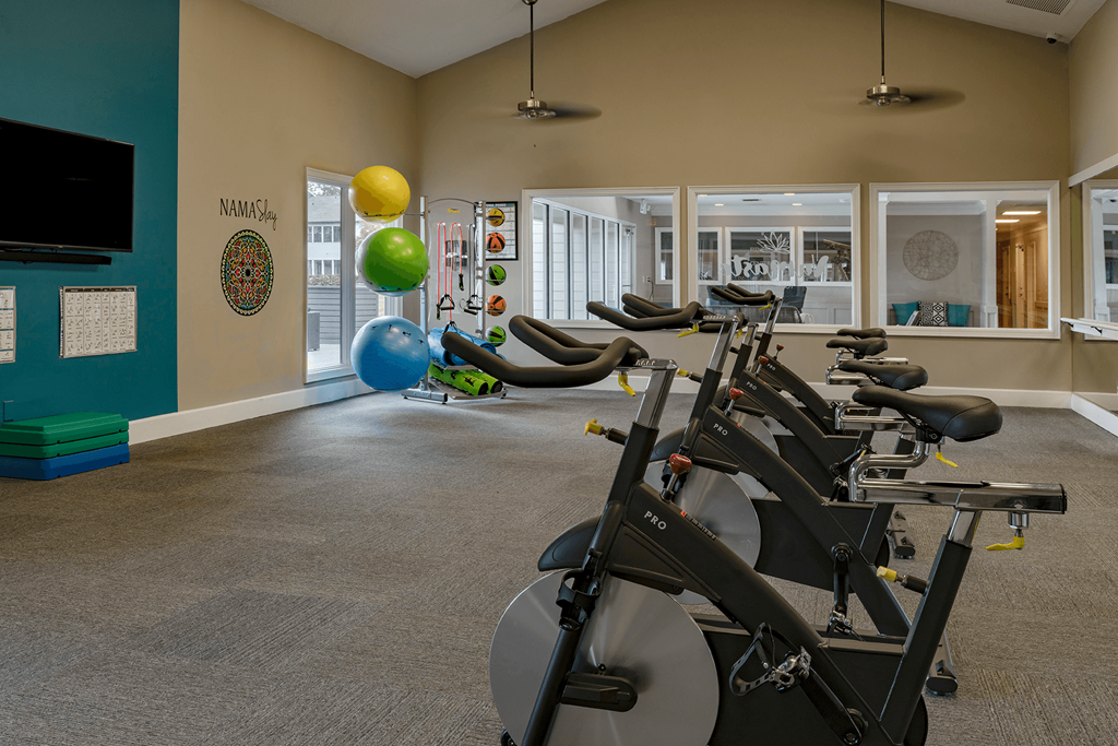 Fitness center at Saddleworth Green, Ocala, FL, 34474