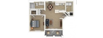 Wisteria Floor Plan at Cypress Legends, Florida, 33905