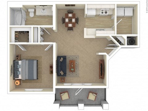 Wisteria Floor Plan at Cypress Legends, Florida, 33905