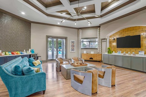 Living Room With Plenty Of Natural Lights at Thornberry Apartments, Charlotte, NC, 28262