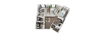 Younge Floor Plan at SoRoc On Maine, Rochester, MN 55904