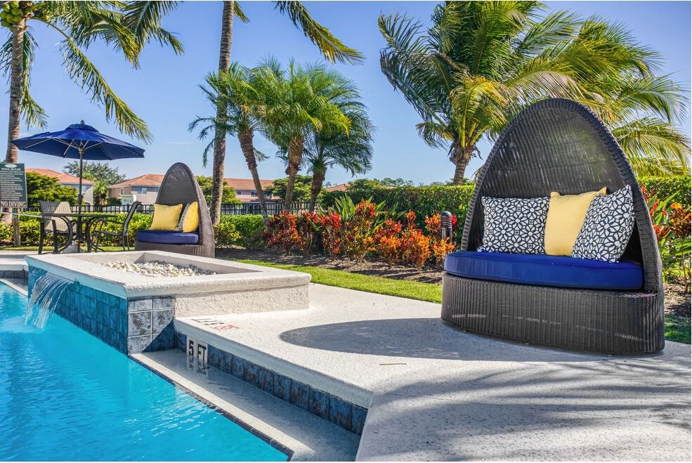 Apartments with pool  at Cypress Legends, Fort Myers, Florida