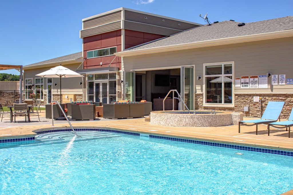 take a dip in our resort style pool at SoRoc On Maine, Rochester, 55904