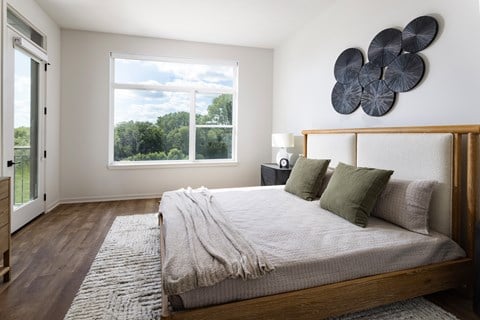 Bedroom with bed at Aerie Blue Sage, Elkhorn