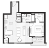 A2 - One Bedroom & One Bathroom Floor Plan At Boutique 28 Apartments In Minneapolis, MN