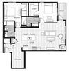 B1 - Two Bedroom & Two Bathroom Floor Plan At Boutique 28 Apartments In Minneapolis, MN