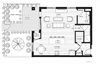 Two Bedroom & Two And A Half Bathroom Floor Plan At Boutique 28 Apartments In Minneapolis, MN