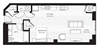 Studio & One Bathroom Floor Plan At Boutique 28 Apartments In Minneapolis, MN