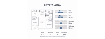 A blueprint of a house layout with a living room, dining room, kitchen, and bathrooms.