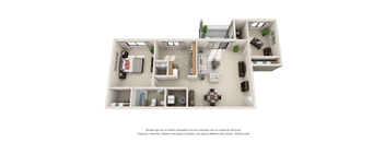 1 Bedroom 1 Bath Small Den