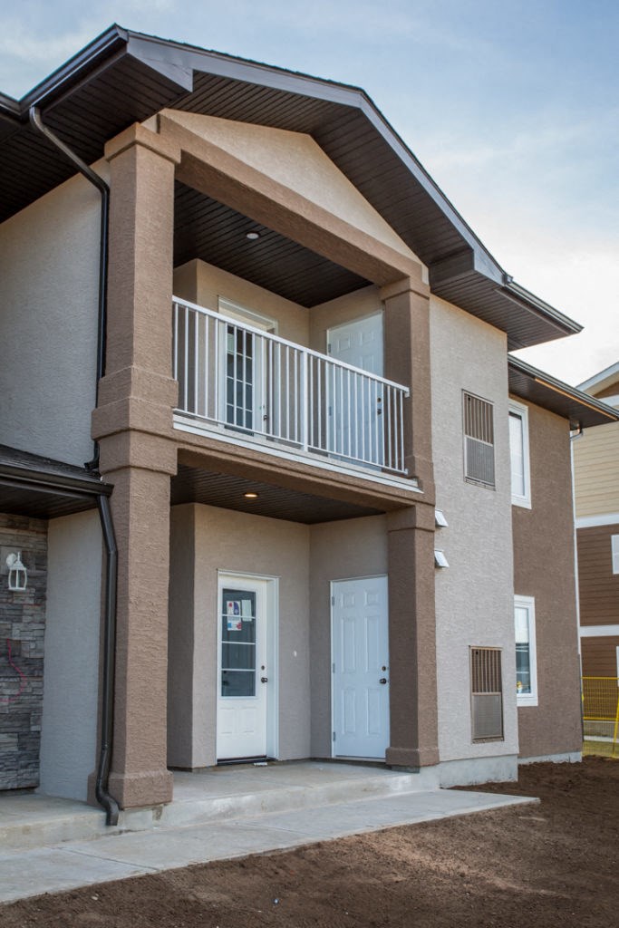 Exterior of Chester Court Condos.