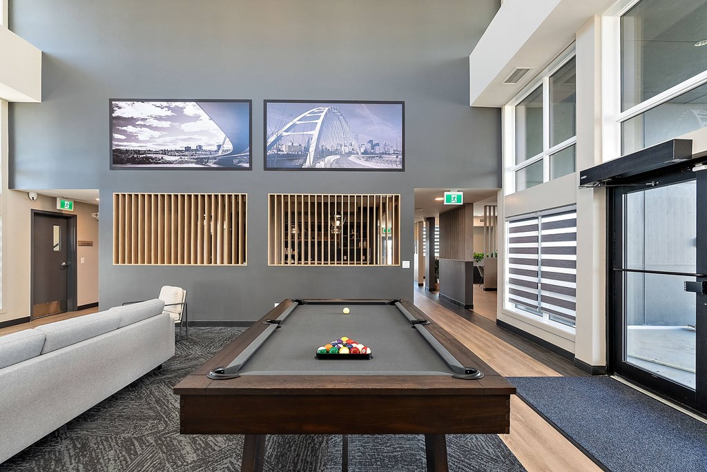 Pool Table at The Fifth at Palisades, Edmonton, AB, T6V 0N5