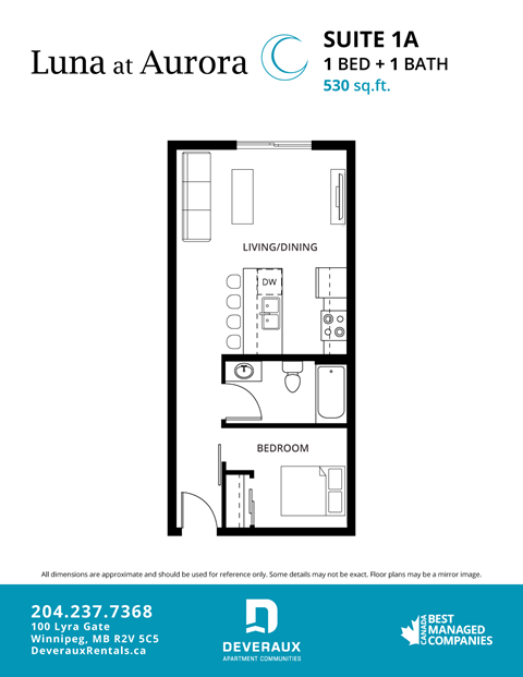 Office: 100 Lyra Gate 1-3 Beds Apartment, Winnipeg for Rent - Photo Gallery 13