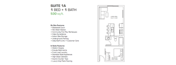 1 Bedroom, 1 Bathroom