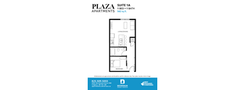 a floor plan for a small apartment