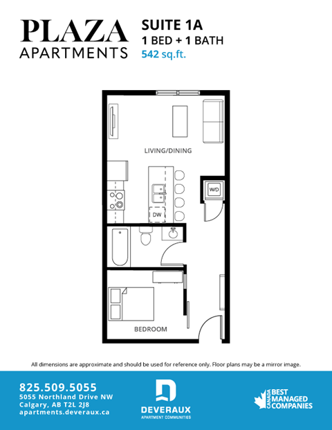 a floor plan for a small apartment
