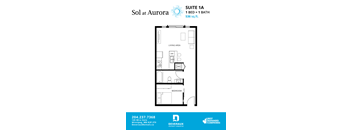 1 Bedroom, 1 Bathroom