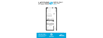 1 Bedroom, 1 Bathroom