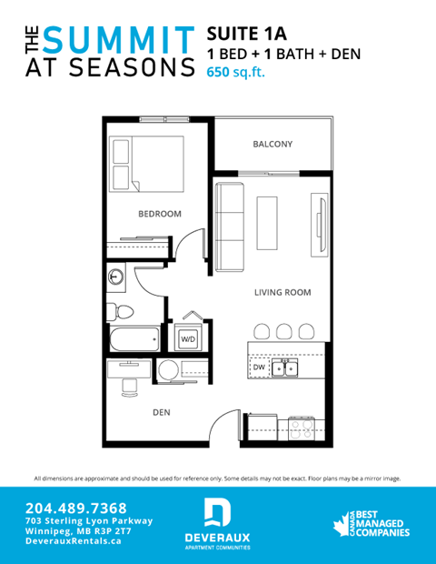 Office: 703 Sterling Lyon Parkway 1-2 Beds Apartment, Winnipeg for Rent - Photo Gallery 18