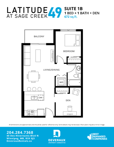 Office: 40 Des Hivernants N 1-3 Beds Apartment for Rent - Photo Gallery 11