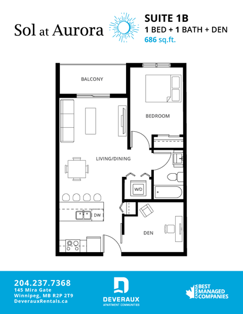 Office: 100 Lyra Gate 1-3 Beds Apartment, Winnipeg for Rent - Photo Gallery 29