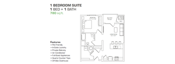 1 Bedroom - Barrier Free