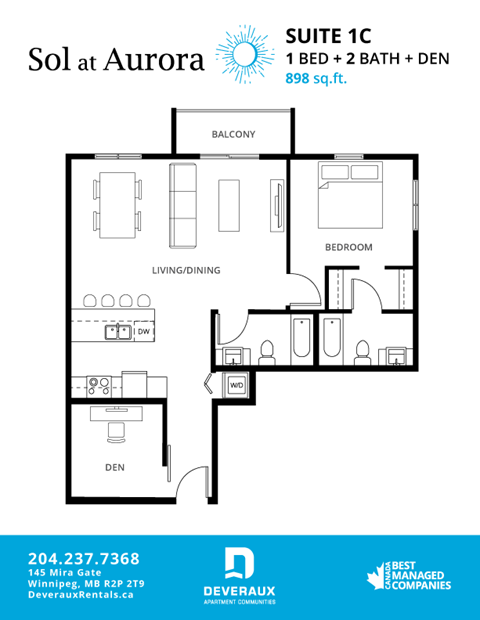 Office: 100 Lyra Gate 1-3 Beds Apartment, Winnipeg for Rent - Photo Gallery 30