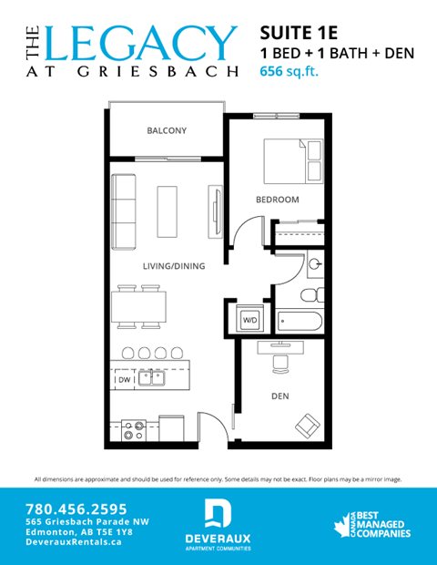 Office: 565 Griesbach Parade 1-3 Beds Apartment, Edmonton for Rent - Photo Gallery 27