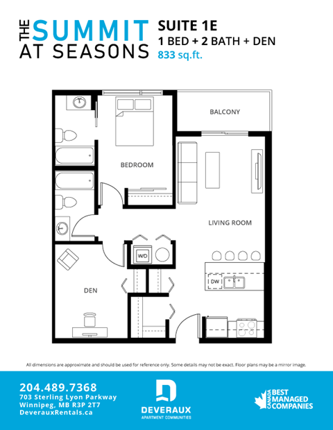 Office: 703 Sterling Lyon Parkway 1-2 Beds Apartment, Winnipeg for Rent - Photo Gallery 20