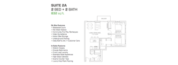 2 Bedroom, 2 Bathroom