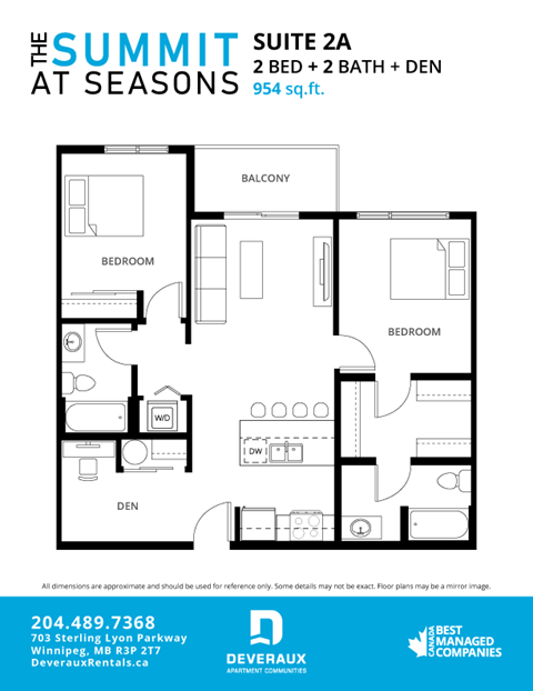 Office: 703 Sterling Lyon Parkway 1-2 Beds Apartment, Winnipeg for Rent - Photo Gallery 21