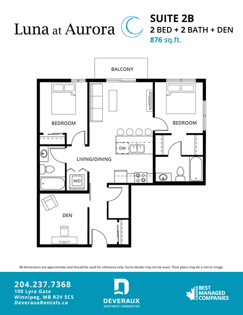 Office: 100 Lyra Gate 1-3 Beds Apartment, Winnipeg for Rent - Photo Gallery 16