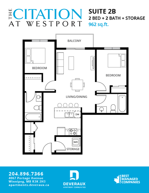 Office: 4065 Portage Ave 1-3 Beds Apartment for Rent - Photo Gallery 10