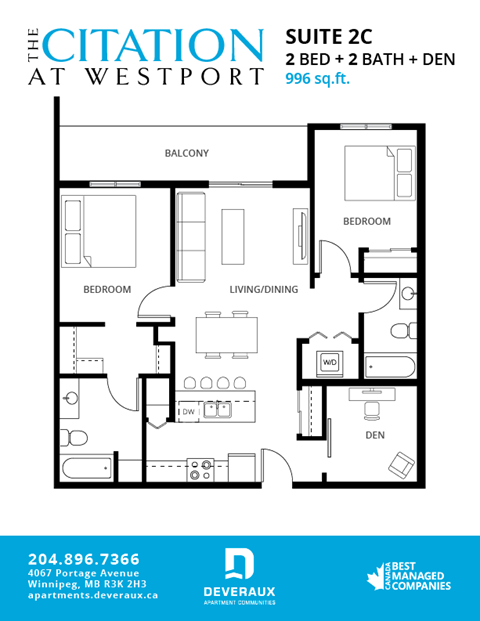 Office: 4065 Portage Ave 1-3 Beds Apartment for Rent - Photo Gallery 11