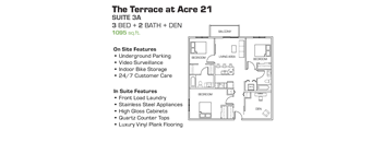 3 Bedroom, 2 Bathroom + Den