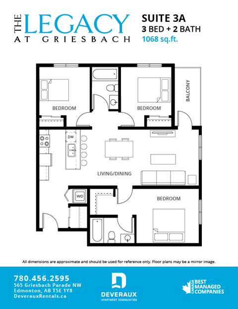 Office: 565 Griesbach Parade 1-3 Beds Apartment, Edmonton for Rent - Photo Gallery 30