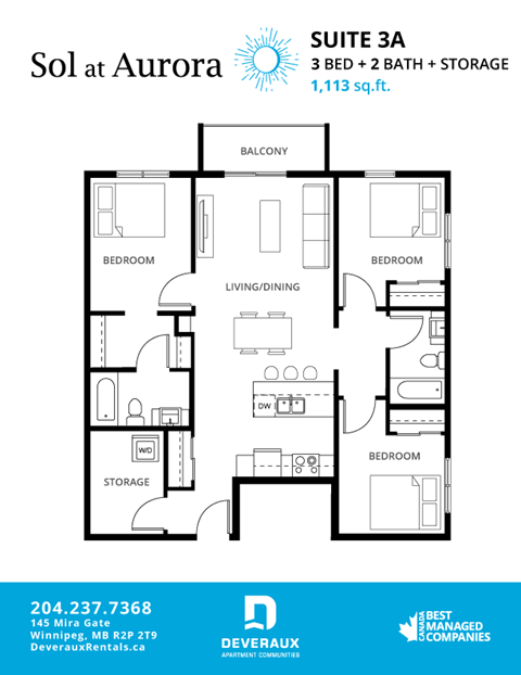 Office: 100 Lyra Gate 1-3 Beds Apartment, Winnipeg for Rent - Photo Gallery 32
