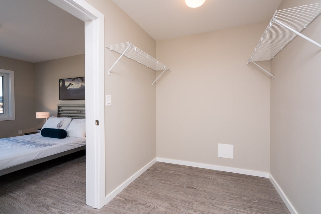 Interior - bedroom with walk-in closet