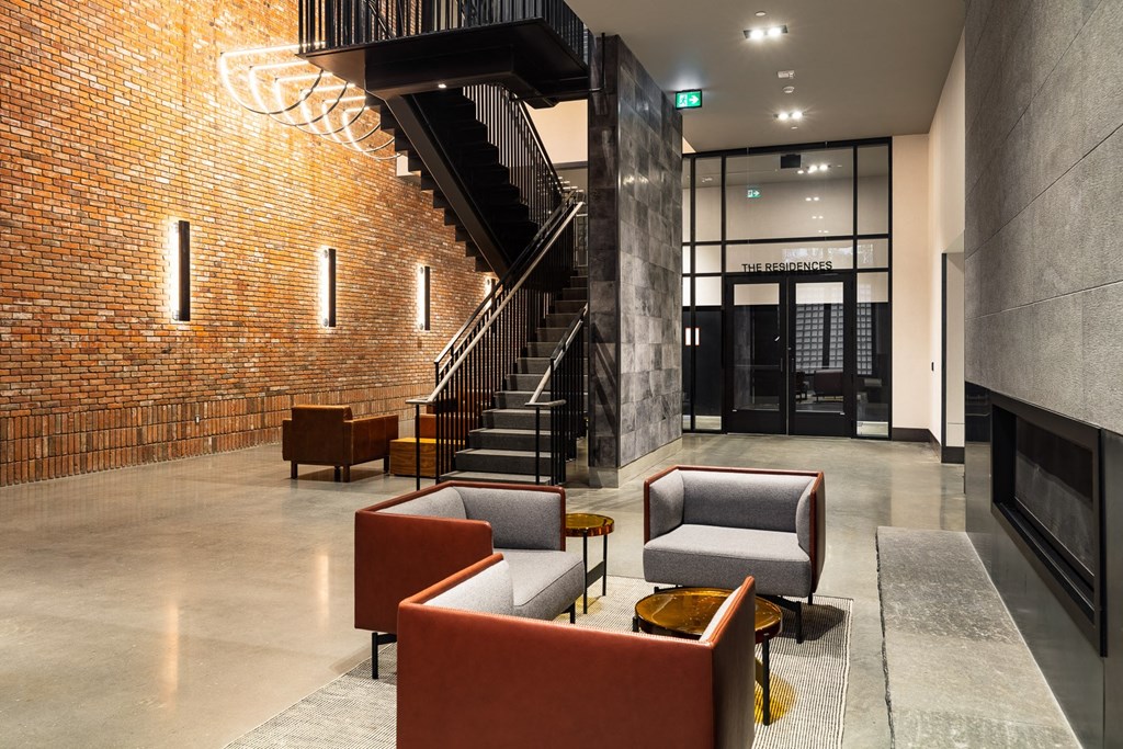 Lobby Area at Raymond Block, Alberta