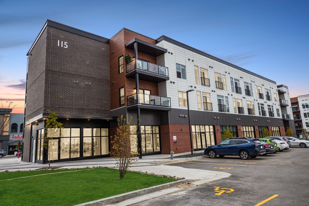 Exterior of Latitude 49 at Sage Creek