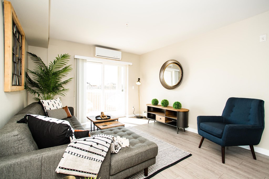 Interior - wide shot of living room