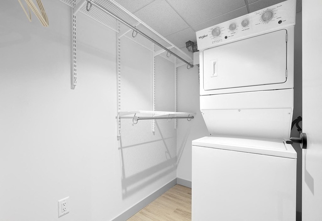 laundry area at Raymond Block, Edmonton