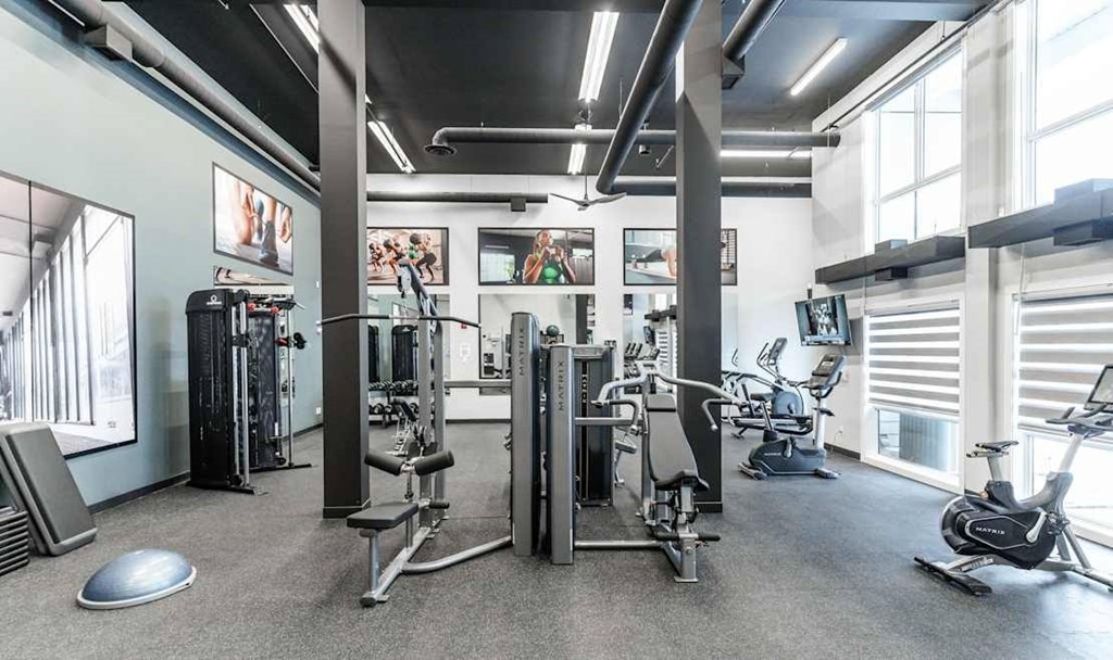 Gym at Skyway Apartments, Calgary, AB T3B 5V6